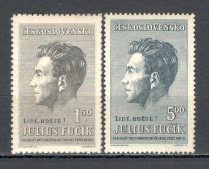 Cehoslovacia.1951 J.Fucik-scriitor XC.205