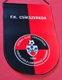 Fanion de protocol - fotbal - FK CSIKSZEREDA MIERCUREA CIUC (dimensiuni mari 40x25 cm)