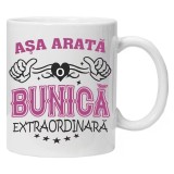 Cana alba inscriptionata &quot;asa arata o bunica extraordinara&quot;, INOVATIX&reg;️. 330ml