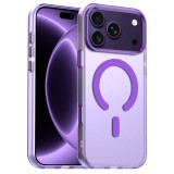 Husa MagSafe Asteroid GSM pentru iPhone 18 Pro / 17 Pro, Policarbonat + TPU, Mov CandyCase