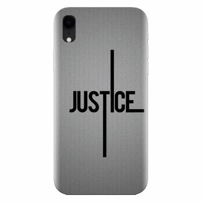Husa silicon pentru Apple Iphone XR, Amir Justice Minimalistic Nubheebuccus Text foto
