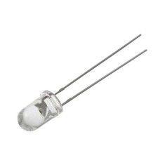 LED 3mm violet (lavender) 30&deg; Parte frontala convex 5&divide;5 4lm O