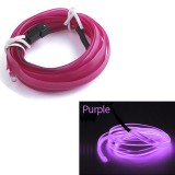 Cumpara ieftin Fir Neon Auto &quot;EL Wire&quot; culoare Mov, lungime 1M, alimentare 12V, droser inclus, AVEX