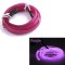 Fir Neon Auto &quot;EL Wire&quot; culoare Mov, lungime 2M, alimentare 12V, droser inclus