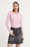 R&eacute;sum&eacute; pulover ArlieRS Knit Blouse femei, culoarea roz, light, 20361115