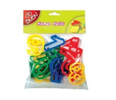 Set creatie matrite plastic BUBU CRN-BUBU00046: Litere/set foto