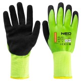 Manusi de lucru izolate impermeabile cu latex dublu, marimea 10