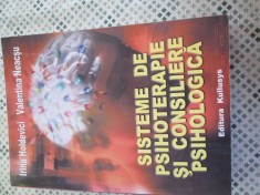 Irina Holdevici - Sisteme de psihoterapie si consiliere psihologica