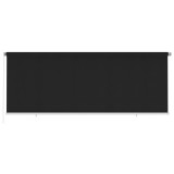 vidaXL Jaluzea tip rulou de exterior, negru, 400x140 cm, HDPE 312951