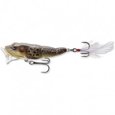 Vobler Livetarget Frog Popper, culoare Tan-Brown, 7.5cm, 14g