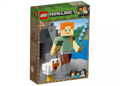 Minecraft Alex BigFig cu gaina (21149) foto