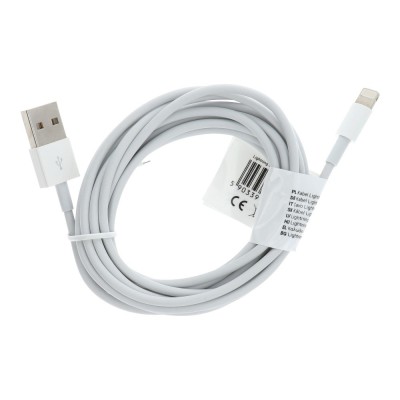 Cablu Date &amp;amp; Incarcare Lightning (Alb) 3 Metri C603 foto