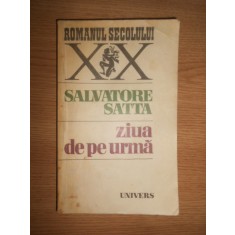 Salvatore Satta - Ziua de pe urma