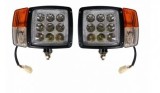 Set 2 faruri cu led stanga dreapta pentru utilaje dezapezire agricole tractoare buldo 12 V