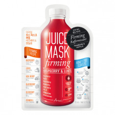 Masca servetel cu zmeura si linte Juice Mask Firming, 20 g, Ariul