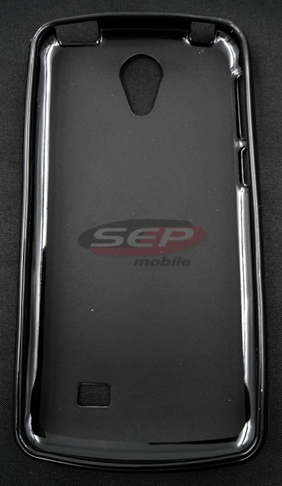 Toc plastic siliconat Allview E4 / E4 Lite NEGRU