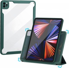 Husa de protectie pentru iPad Pro 11 Caz 2021/2020/2018 Tasnme, TPU, verde