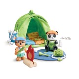 Jucarie din lemn - Set de joacă Eco-Camping (25 piese), Hape