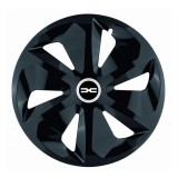 Set 4 capace roti pentru Dacia Nou, model Roco Black, R14