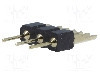 Conector 3 pini, seria {{Serie conector}}, pas pini 2.54mm, CONNFLY - DS1004-02-1*3-3B foto