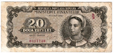 Bancnota 20 lei 1950 foto