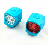 Set 2 lampi far si stop S90 2 led, culoare albastru deschis PB Cod:L250