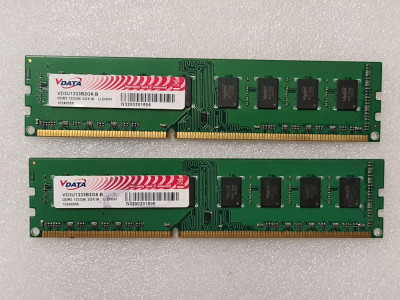 Memorie RAM desktop VDATA 2GB DDR3 1333MHz CL9 bulk - poze reale foto