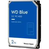 HDD Desktop WD Blue 2TB CMR, 3.5, 64MB, 5400 RPM, SATA &amp;quot;WD20EARZ&amp;quot;