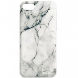 Husa TPU WZK Marble pentru Xiaomi Redmi 9A, Alba