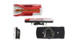 Lampa spate universala, partea Stanga, 12/24V, 304x132x48mm, cu Leduri, cu semnalizare dinamica (pereche 99LT152E),