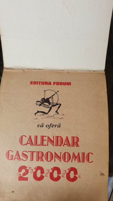 Calendar Gastronomic 2000, 365 retete culinare