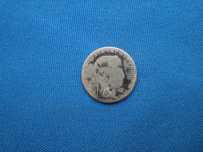 3 KREUZER /A 1858 FERDINAND II -AUSTRIA /Ag