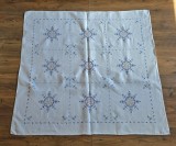 FATA DE MASA VINTAGE DIN IN CU BRODERIE AJURATA SI CUSUTA MANUAL
