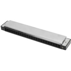Muzicuta cu 24 de gauri din metal, design clasic Harmonica 24