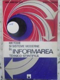 METODE SI SISTEME MODERNE IN INFORMAREA TEHNICO-STIINTIFICA-MARIA MANOLESCU-CHIVU, GEORGETA LAZARESCU-231660