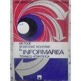METODE SI SISTEME MODERNE IN INFORMAREA TEHNICO-STIINTIFICA-MARIA MANOLESCU-CHIVU, GEORGETA LAZARESCU-231660