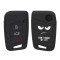 Husa Cheie Auto pentru VW - 3 Butoane - Keyless Go, Silicon, Negru, 44706.01