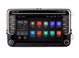 Navigatie Auto Multimedia cu GPS VW Golf 5 6 Passat B6 B7 CC Eos Tiguan Touran Jetta Polo Sharan Amarok Caddy, 4 GB RAM + 64 GB ROM, Slot Sim 4G pentr, Navigps