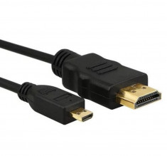 cablu microHDMI - HDMI 1.5 m. High Speed cu Ethernet foto