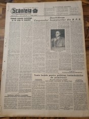 scanteia 11 aprilie 1952-cuvantatea lui gheorghiu dej,regiunea dolj,botosani