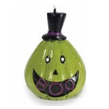 Cumpara ieftin Lumanare Halloween Dovleac ceara multicolora &Oslash; 7,5 cm x 10,5 H