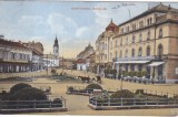Oradea. Piata Bemer / Nagyvarad B&eacute;mer-t&eacute;r (circulata 1913)