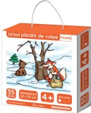 Ursul pacalit de vulpe - puzzle educational 35 piese | Diana