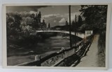 BISTRITA , POD PESTE RAU , FOTOGRAFIE FORMAT CARTE POSTALA , 1944
