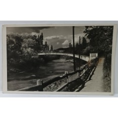 BISTRITA , POD PESTE RAU , FOTOGRAFIE FORMAT CARTE POSTALA , 1944