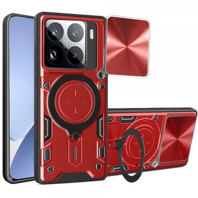Husa pentru Xiaomi 15 Pro, Techsuit, CamGuard Pro, Rosie foto