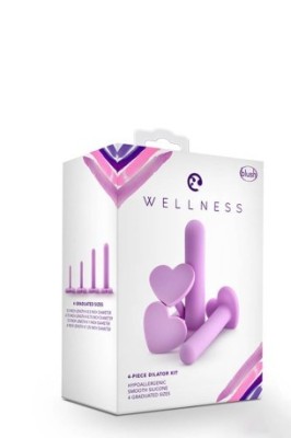 Set de 4 Dilatatoare Vaginale cu Baza Inima Blush Wellness foto