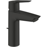 Baterie lavoar Grohe Start 234552432, M, monocomanda, ventil, mat, negru