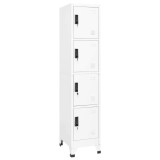 Cumpara ieftin Fiset, alb, 38x45x180 cm, otel