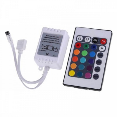 Controller Banda LED RGB 12V 72W Telecomanda IR 24 taste foto